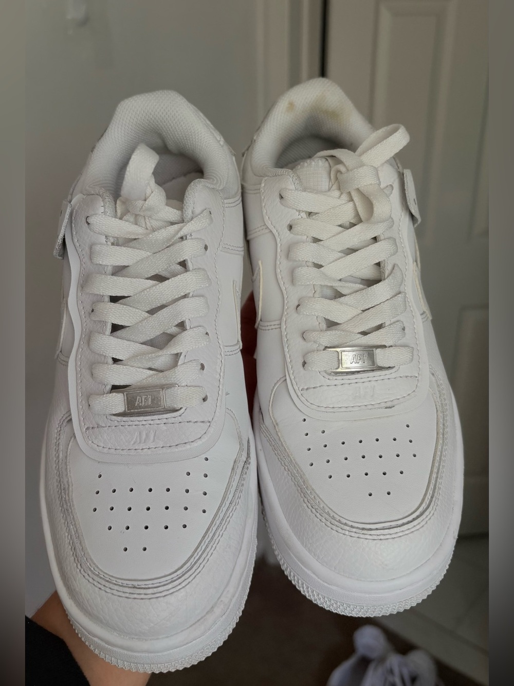 Nike Air Force 1 Shadow Triple White Women's Size US 9